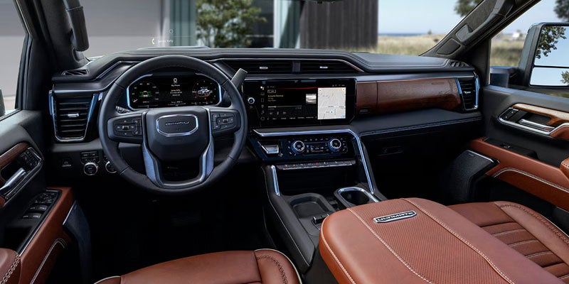 Interior of the 2026 GMC Sierra 2500